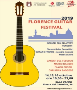 Florence Guitar Festival: "Contrasti", Christian Saggese in concerto alla Sala Vanni